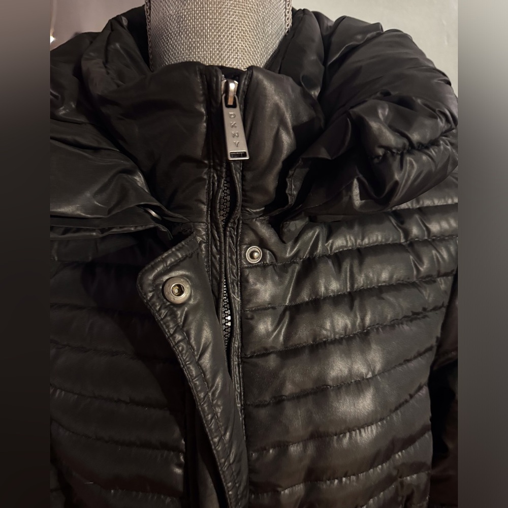 DKNY coat insulate down Size L black - Picture 6 of 14